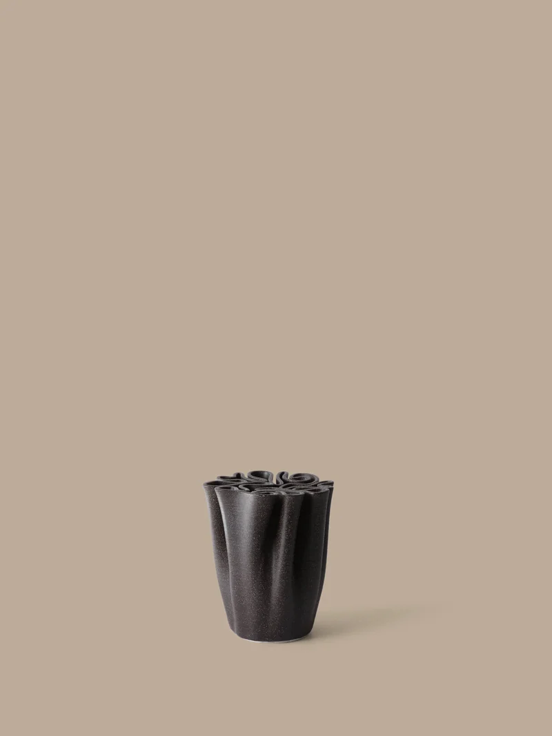 Dedali Vase - Medium - Dark Brown