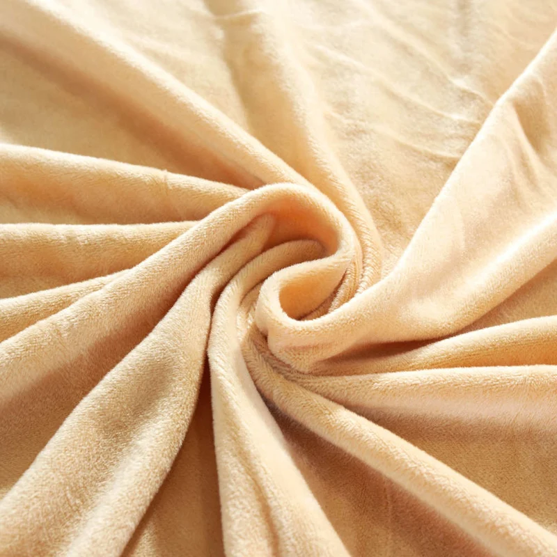 Housse de Canapé d'Angle Velours Beige
