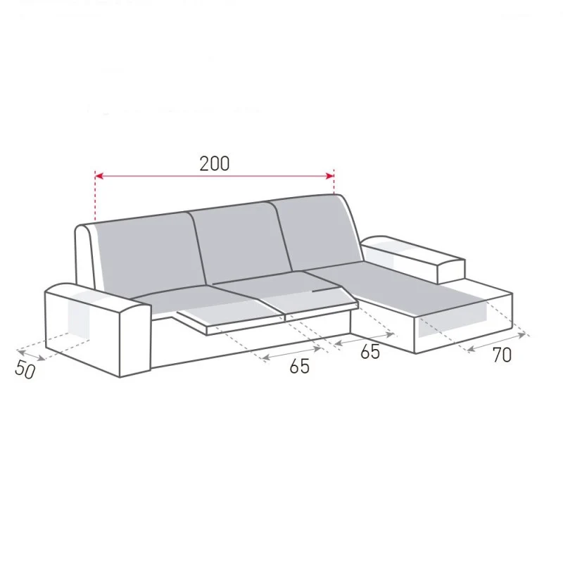 Housse de chaise longue relax réversible et rembourrée Polster
