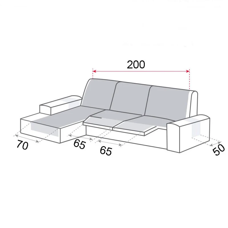 Housse de chaise longue relax réversible et rembourrée Polster
