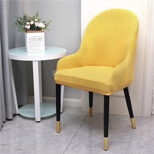 Housse de chaise scandinave Bjorli Jaune