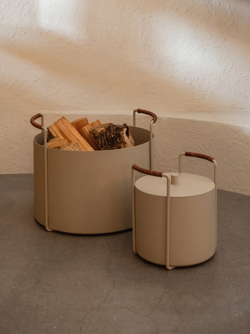 Port Kindling and Ash Bucket - Cashmere