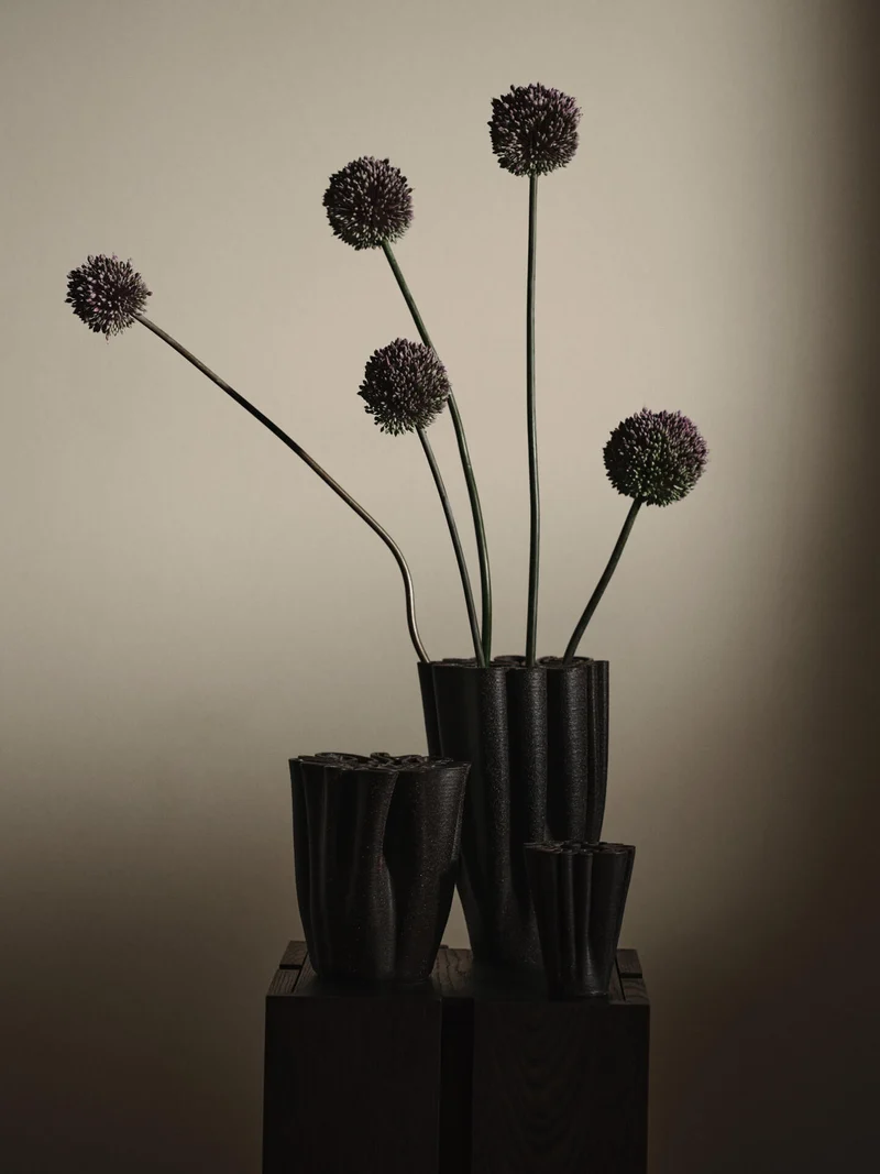 Dedali Vase - Large - Dark Brown