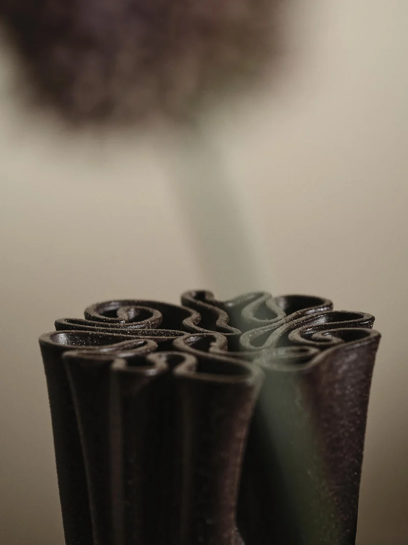 Dedali Vase - Large - Dark Brown