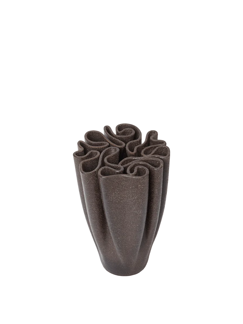 Dedali Vase - Large - Dark Brown