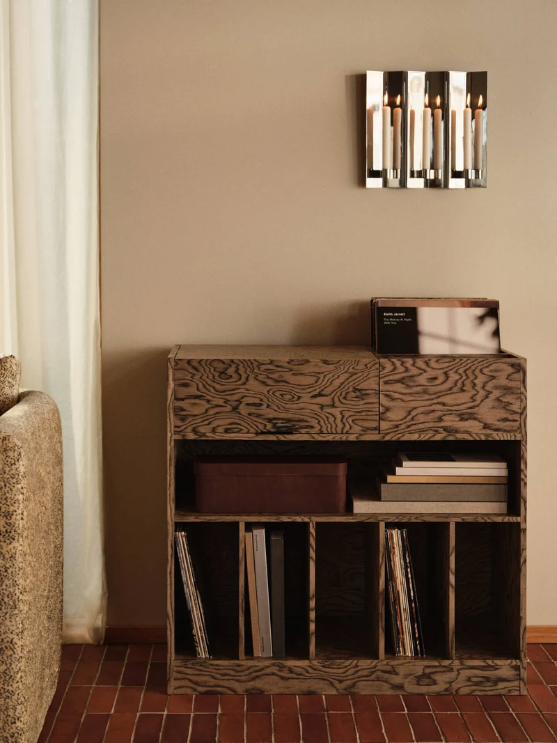 Eddy 3 Wall Candle Holder - Mirror Polished