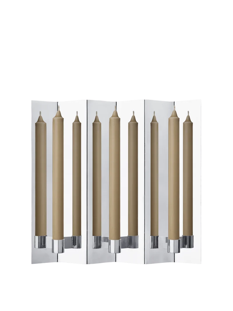 Eddy 3 Wall Candle Holder - Mirror Polished