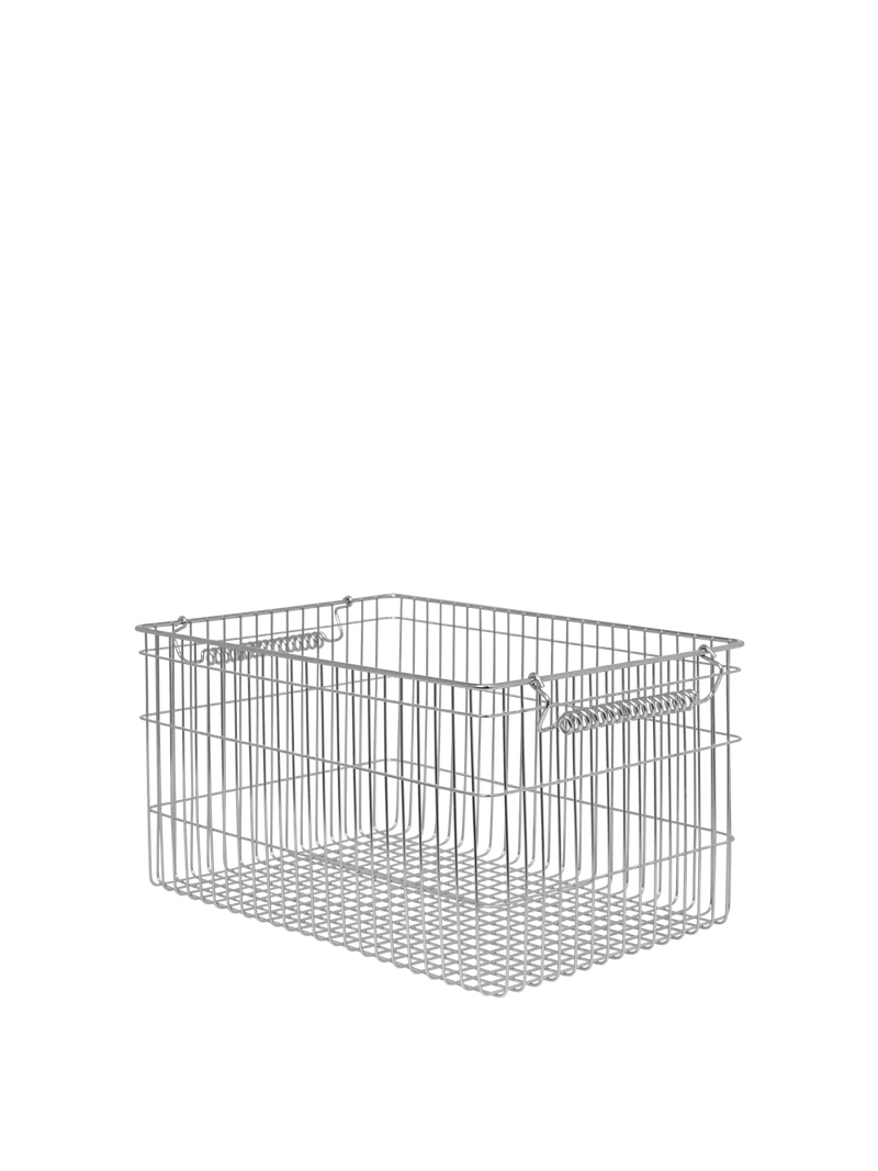 Cala Stackable Baskets - Set of 2 - Stainless Steel