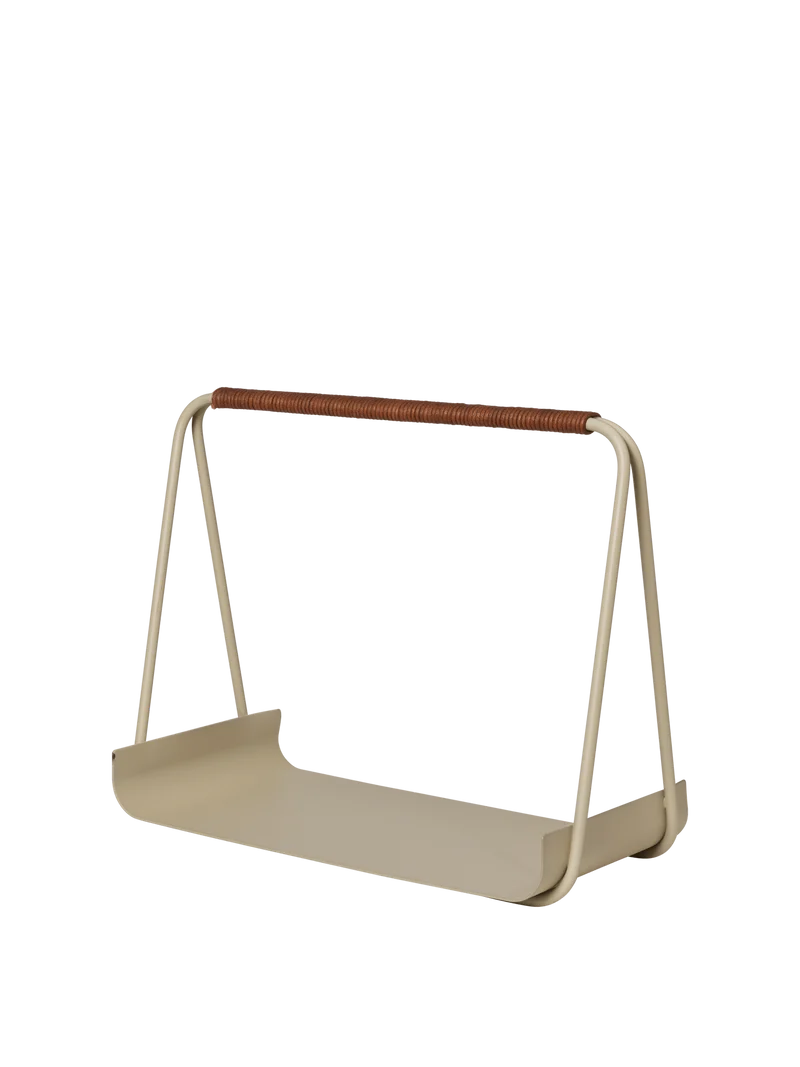 Port Wood Basket - Cashmere