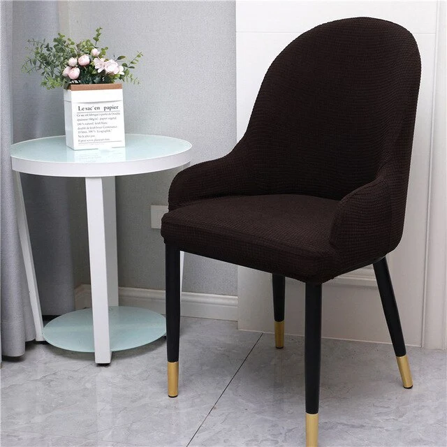 Housse de chaise scandinave Bjorli Café foncé
