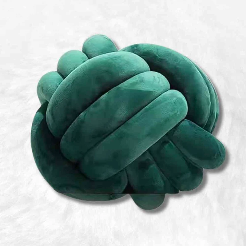 Coussin Noeud Vert