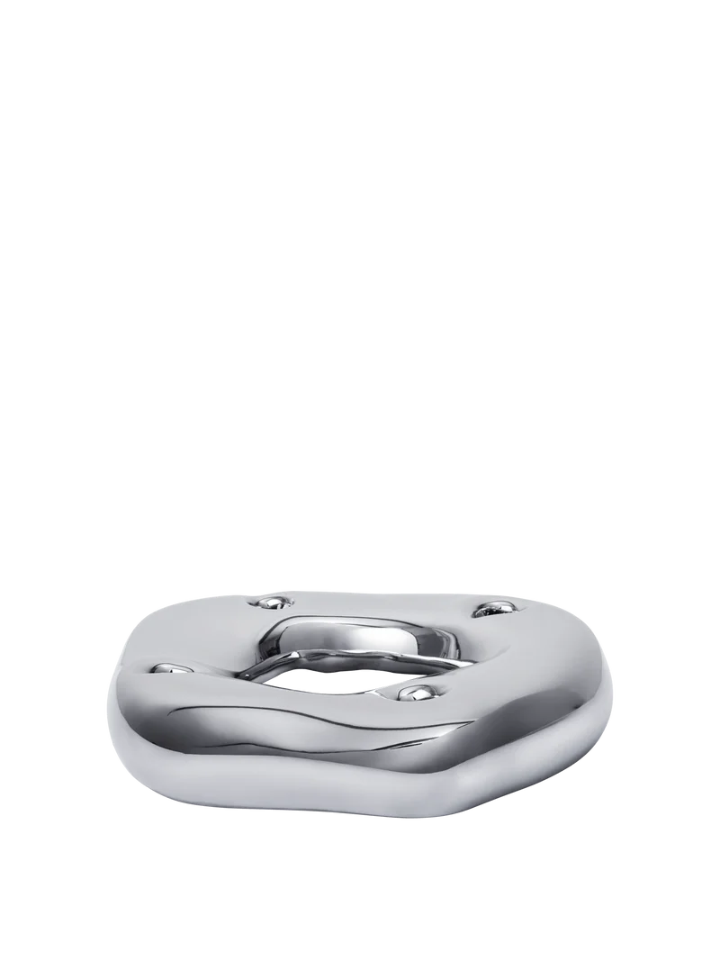 Bellure Ring Candle Holder - Silver