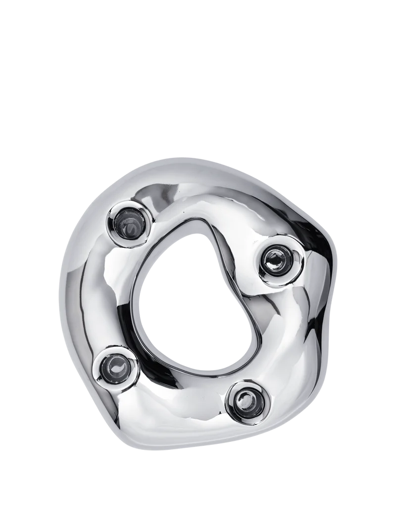 Bellure Ring Candle Holder - Silver