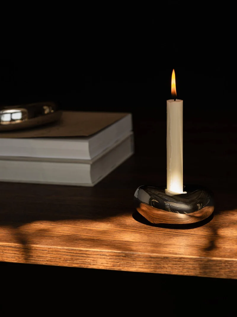 Bellure Candle Holder - Silver
