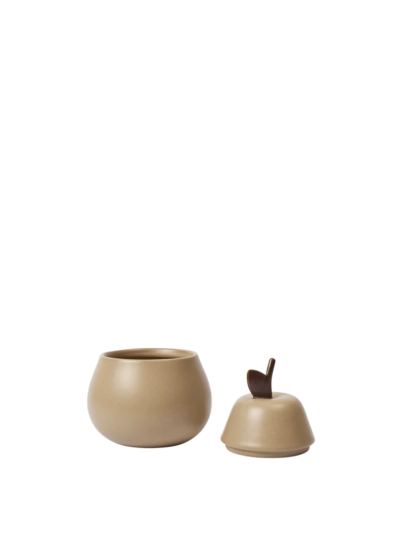 Pear Ceramic Container - Cashmere