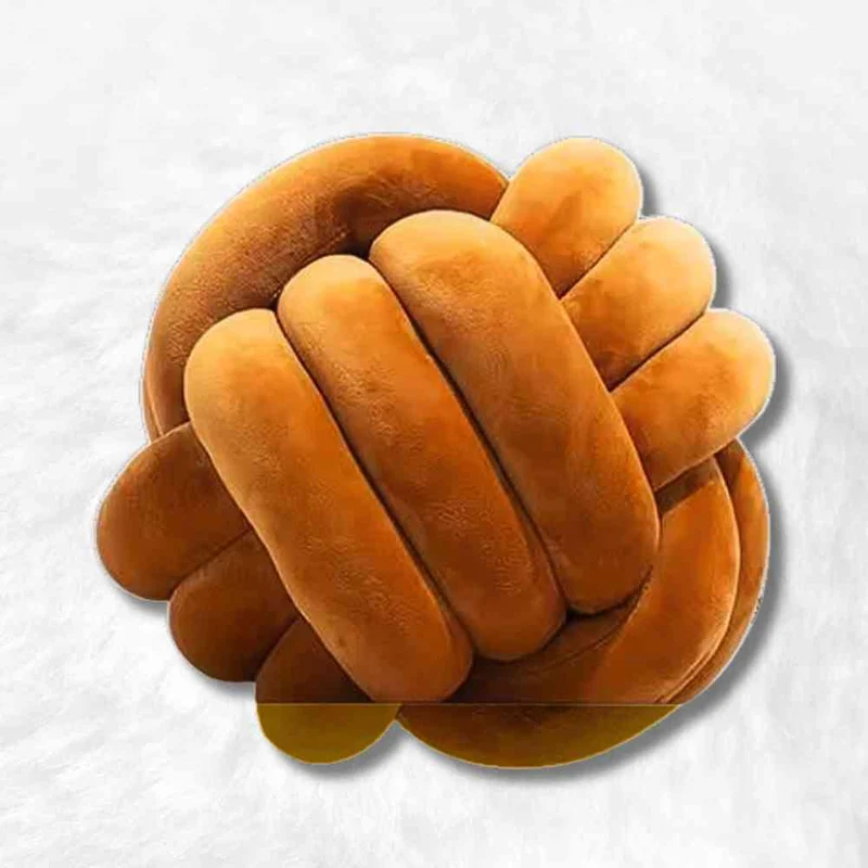 Coussin Noeud Orange