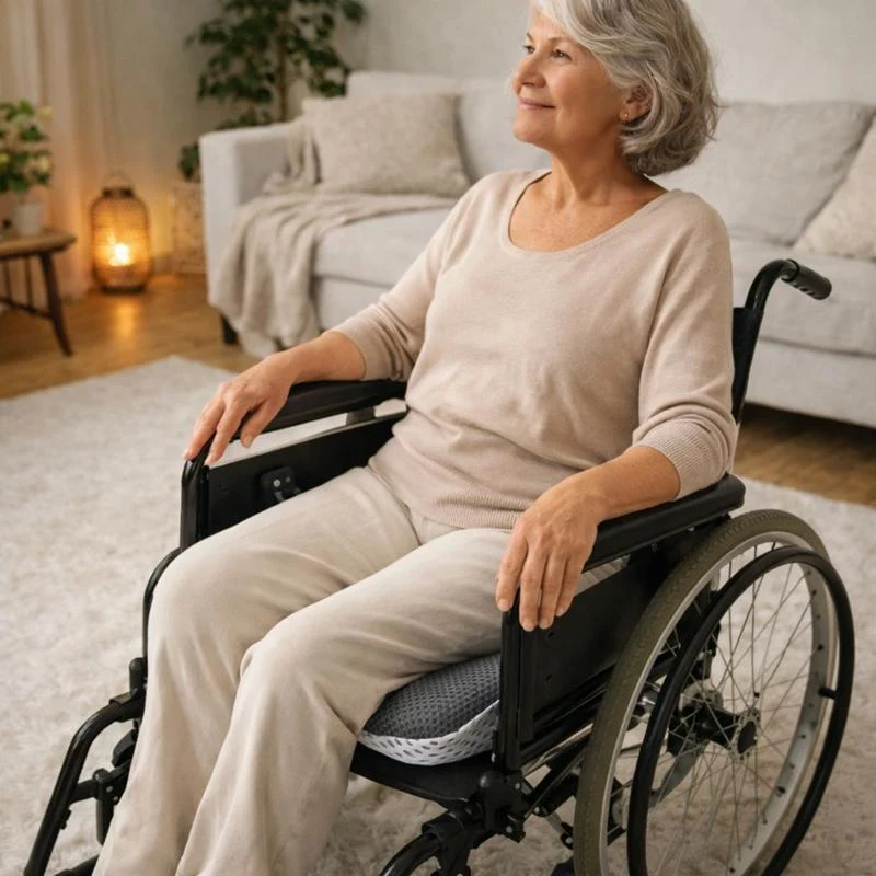 Coussin Anti-Escarre Fauteuil Roulant gris