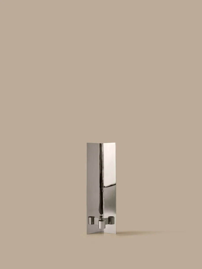 Eddy Wall Candle Holder - Mirror Polished