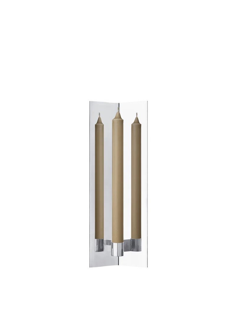 Eddy Wall Candle Holder - Mirror Polished