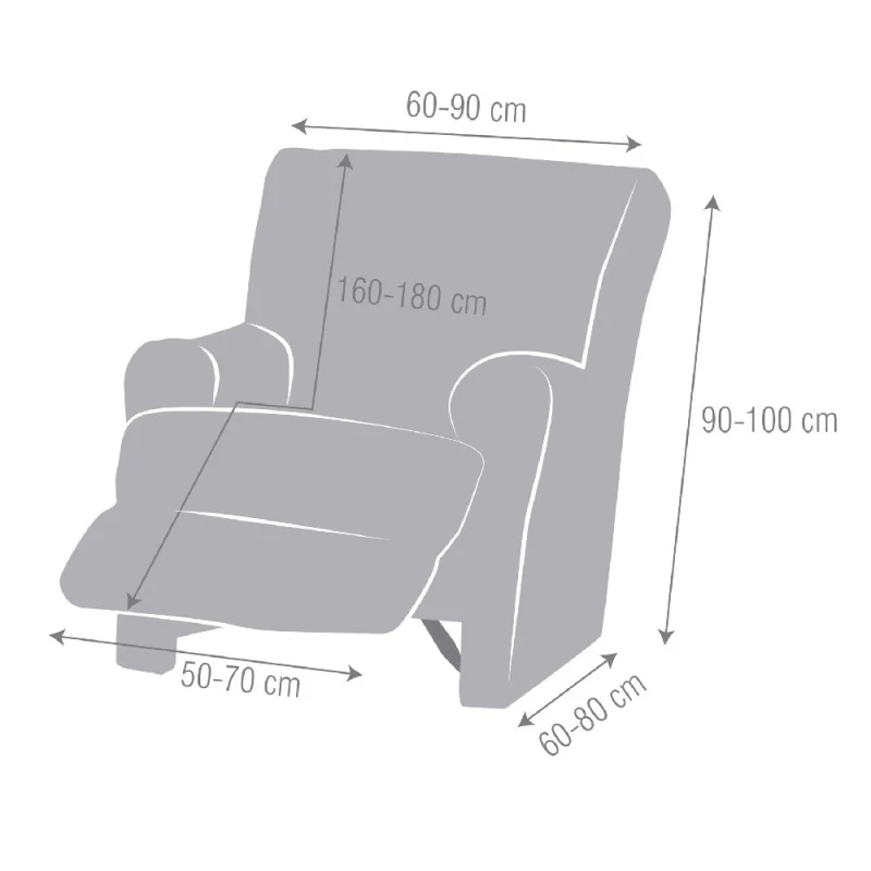 Housse Multi-élastique de Fauteuil Relax Candi