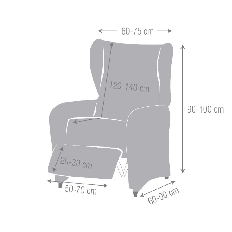 Housse Multi-élastique de Fauteuil Relax Candi