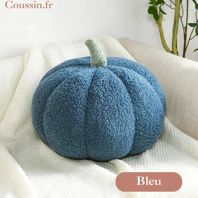 Coussin citrouille halloween