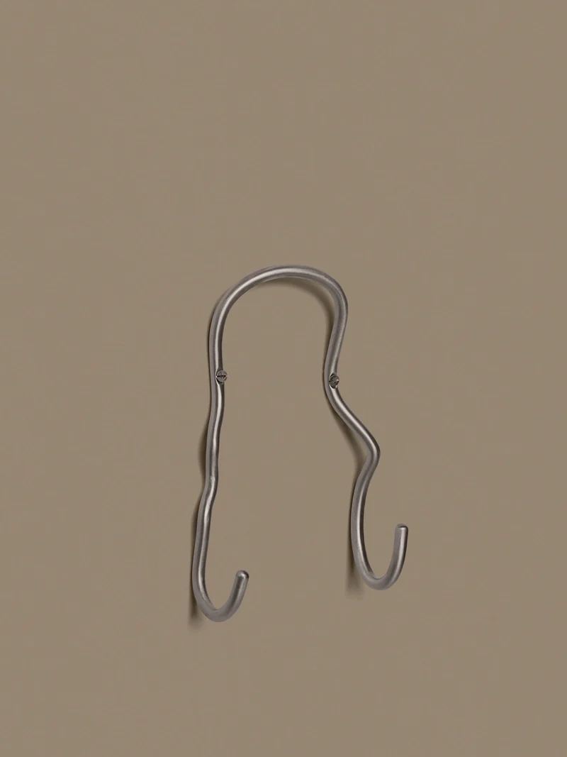 Curvature Double Hook - Stainless Steel