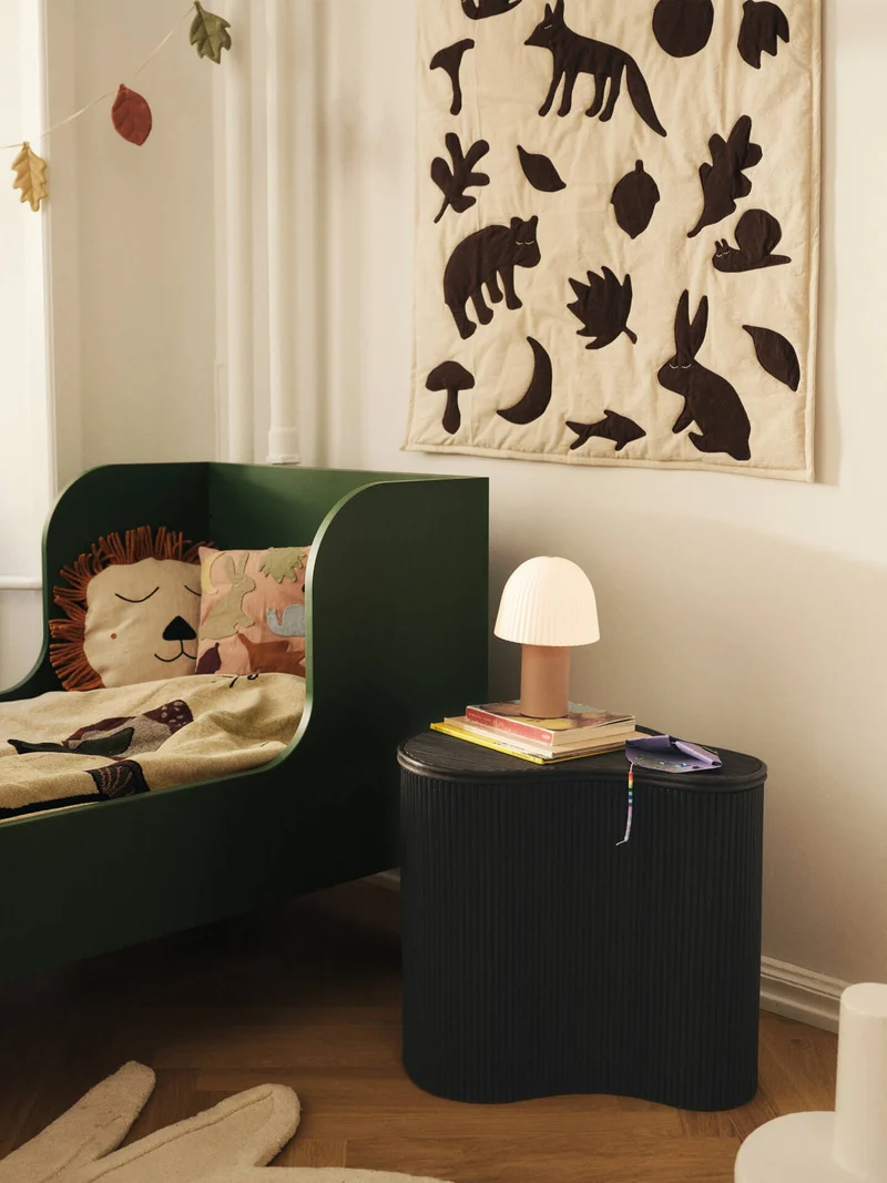 Isola Storage Table - Dark Stained