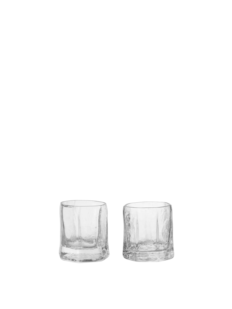 Kiru Small Glasses - Set of 2 - Clear