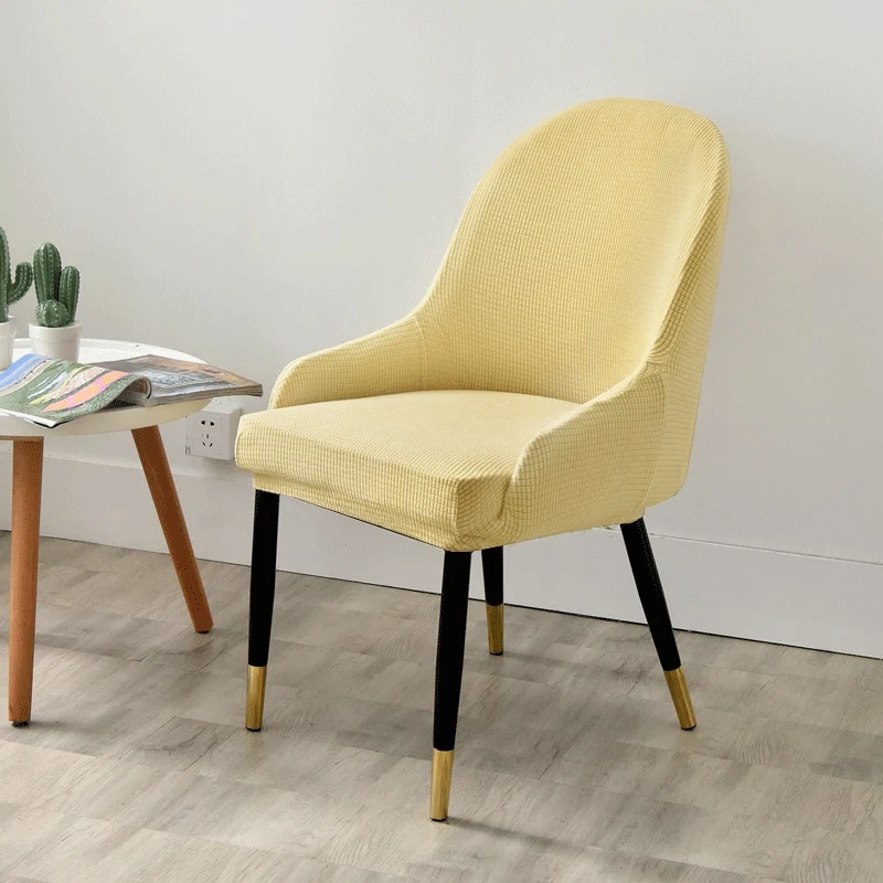 Housse de chaise scandinave Bjorli Jaune clair