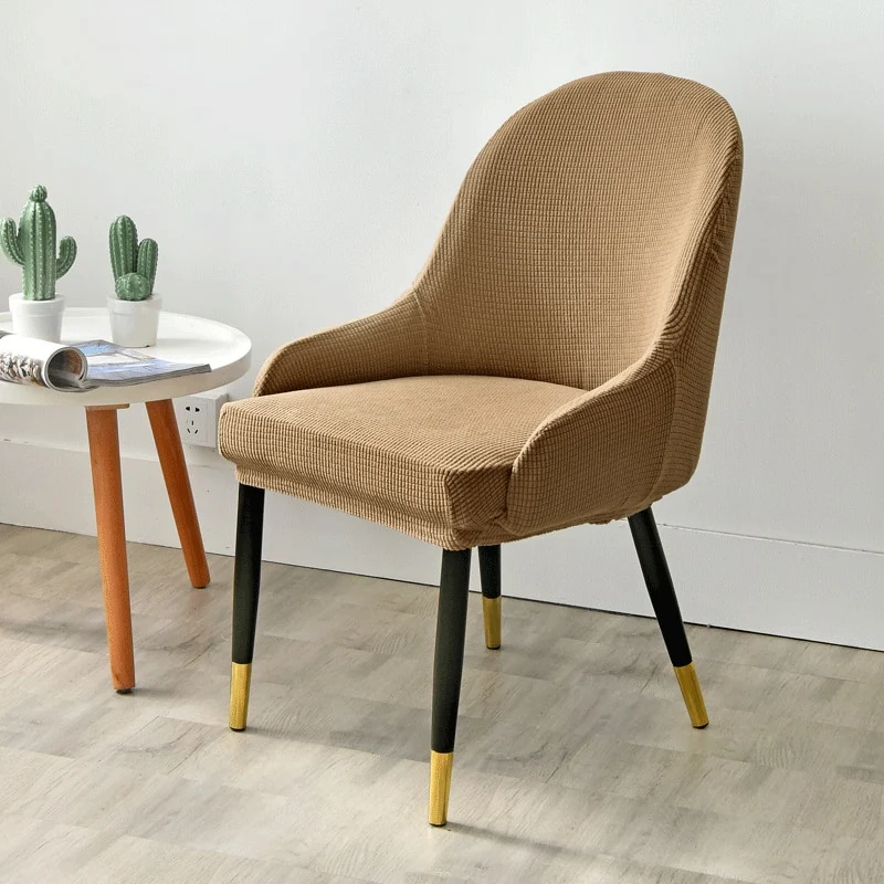 Housse de chaise scandinave Bjorli Camel