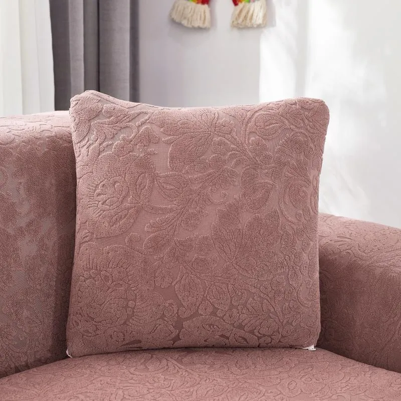 Housse de Canapé d'Angle Fleur Rose