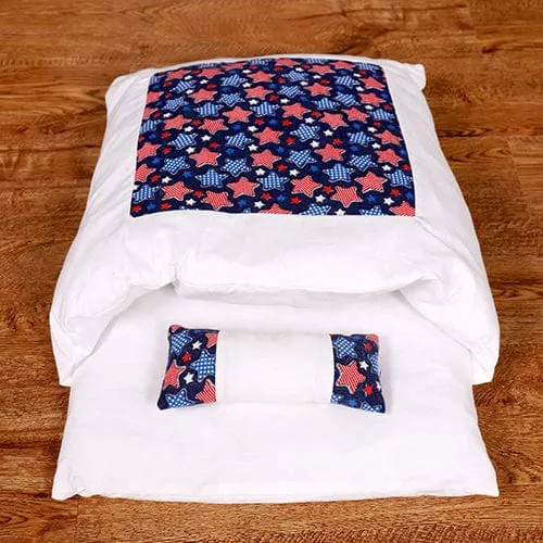 Lit douillet semi-fermé pour chat et petits animaux