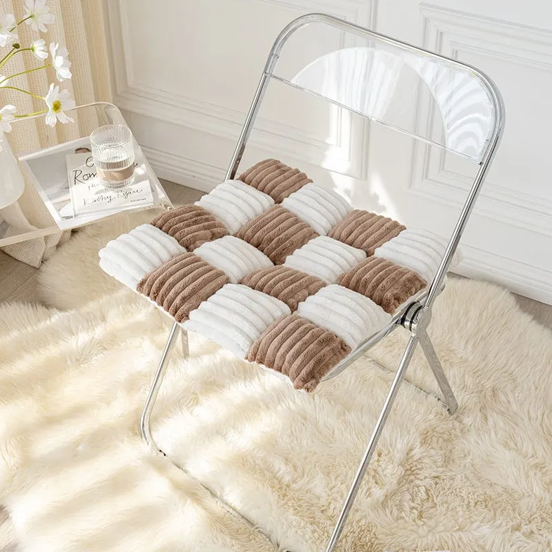 Tapis douillet à carreaux pour chiens et chats