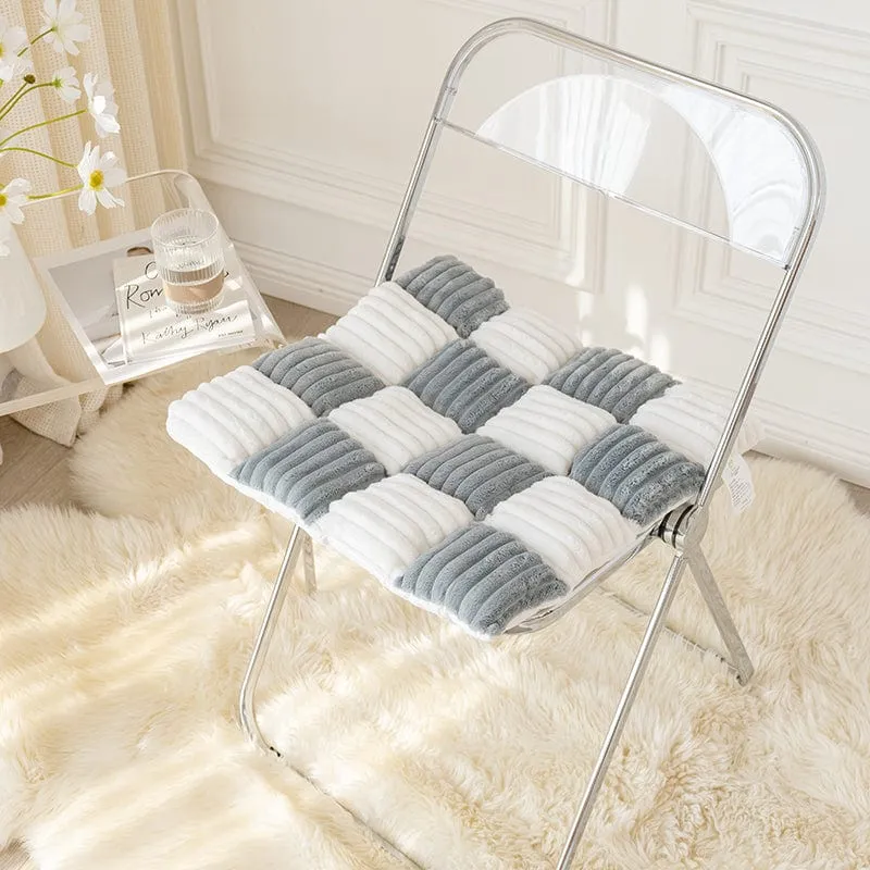 Tapis douillet à carreaux pour chiens et chats