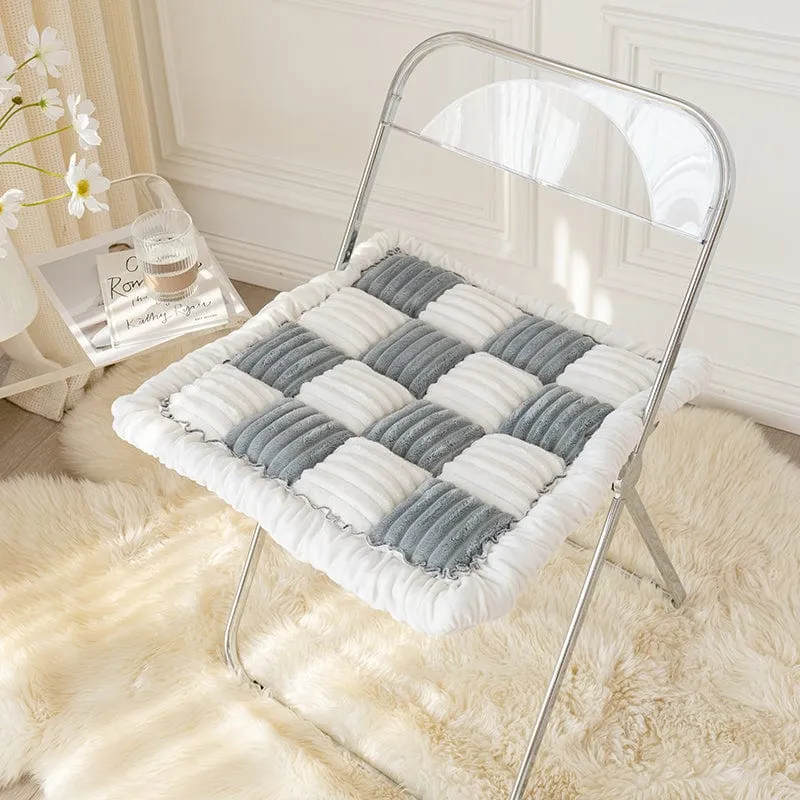 Tapis douillet à carreaux pour chiens et chats