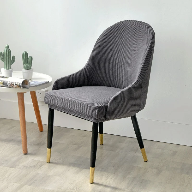 Housse de chaise scandinave Bjorli Gris
