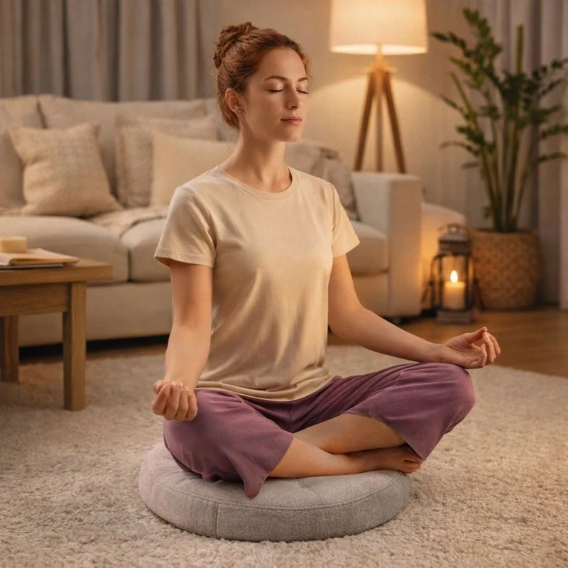 Coussin de Méditation Zen gris !
