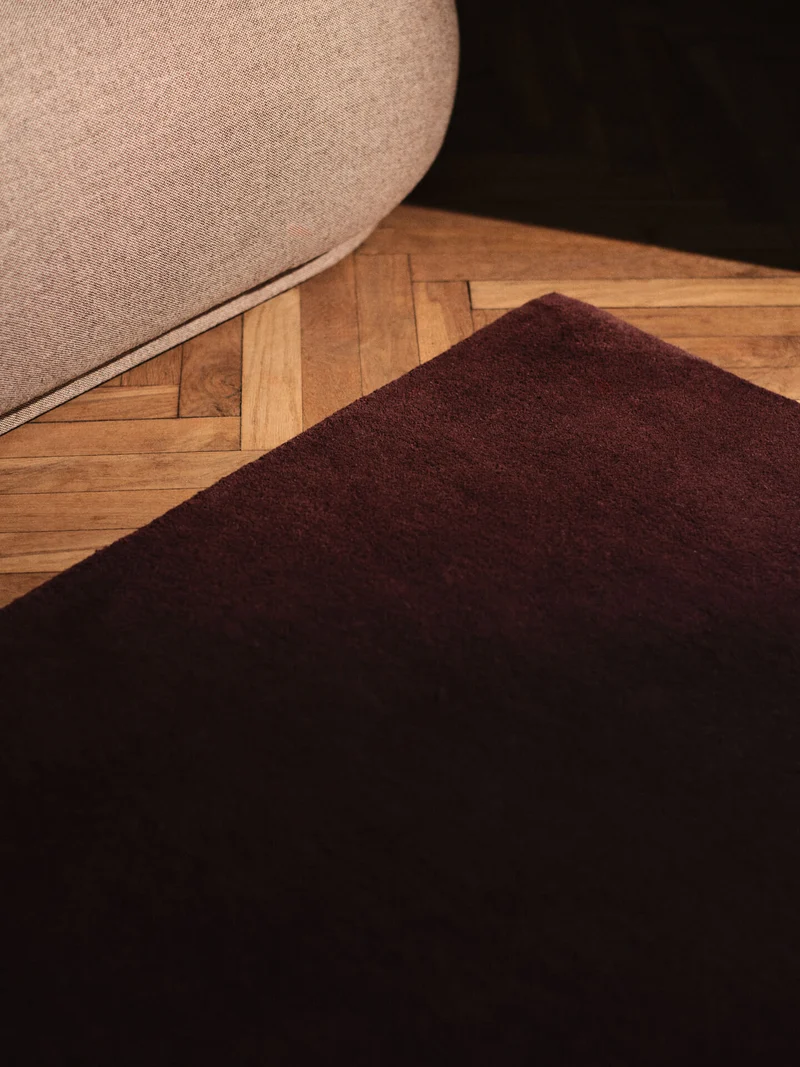 Stille Tufted Rug - Dark Pecan