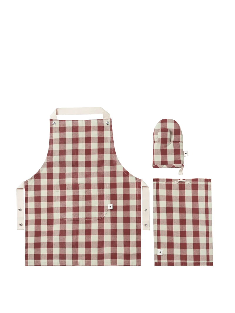 Bothy Kids Kitchen Set - Cinnamon/Grey Green