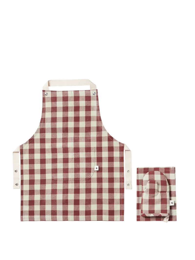 Bothy Kids Kitchen Set - Cinnamon/Grey Green