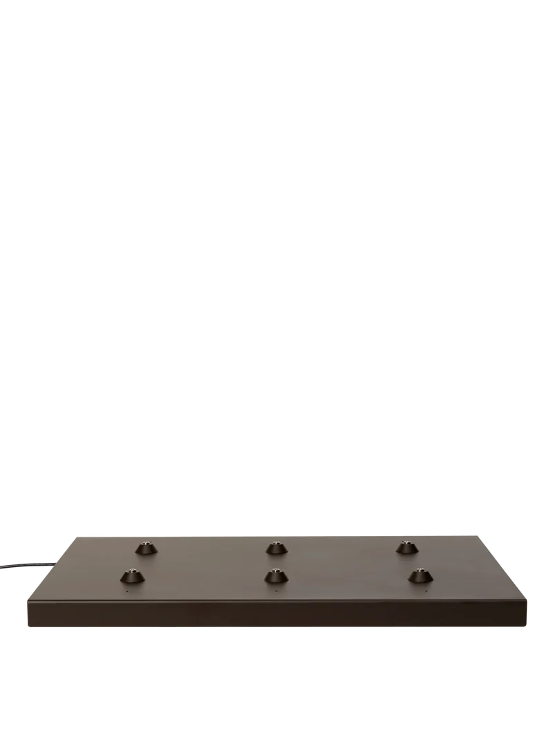 Charging Tray - 6 Lamps - Dark Chocolate