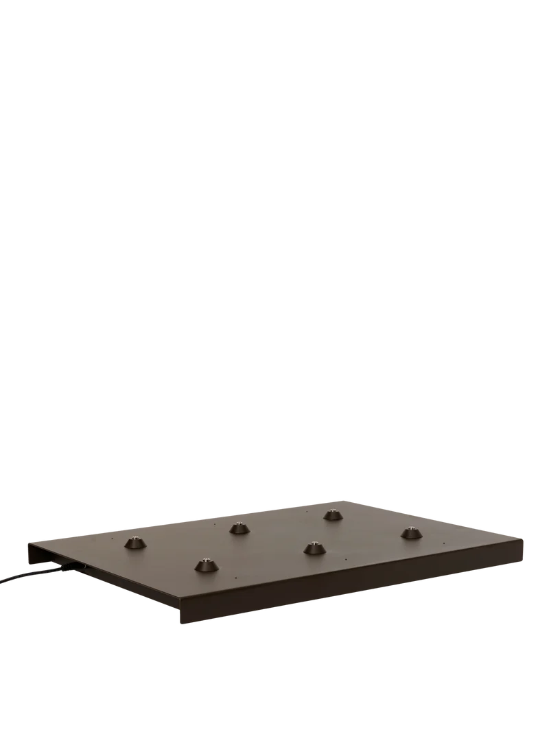 Charging Tray - 6 Lamps - Dark Chocolate