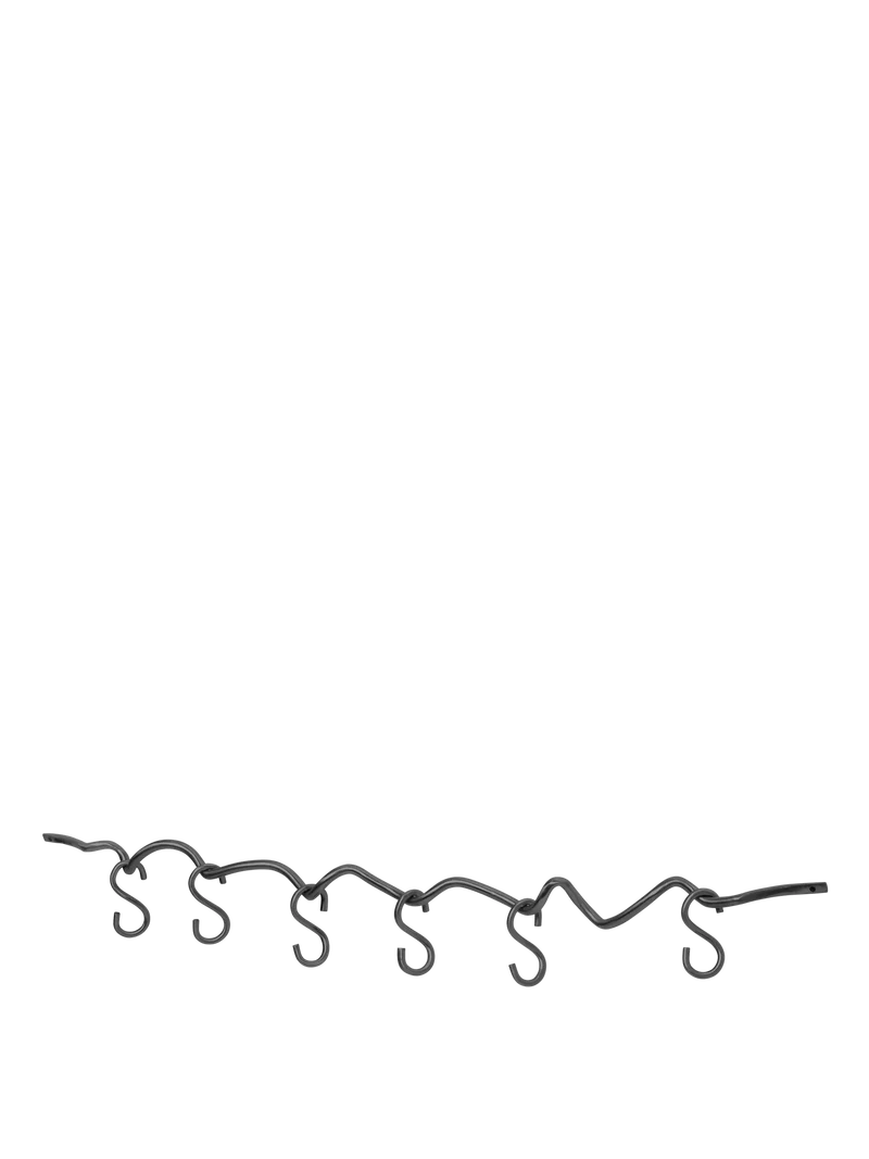 Curvature Hanging Rail - Black Brass