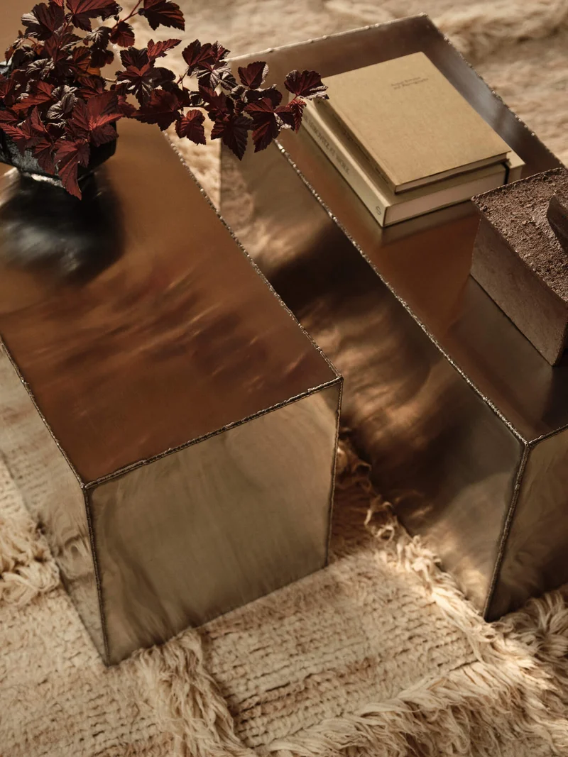 Ferra Coffee Tables - Stainless Steel