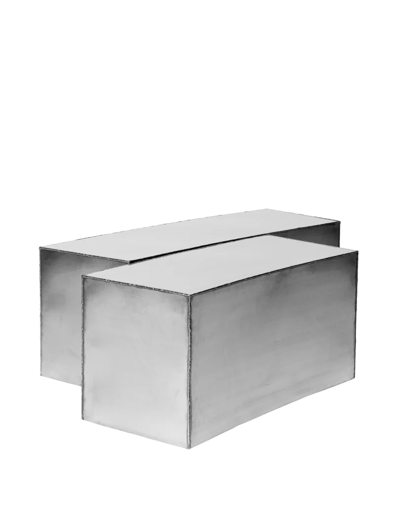 Ferra Coffee Tables - Stainless Steel