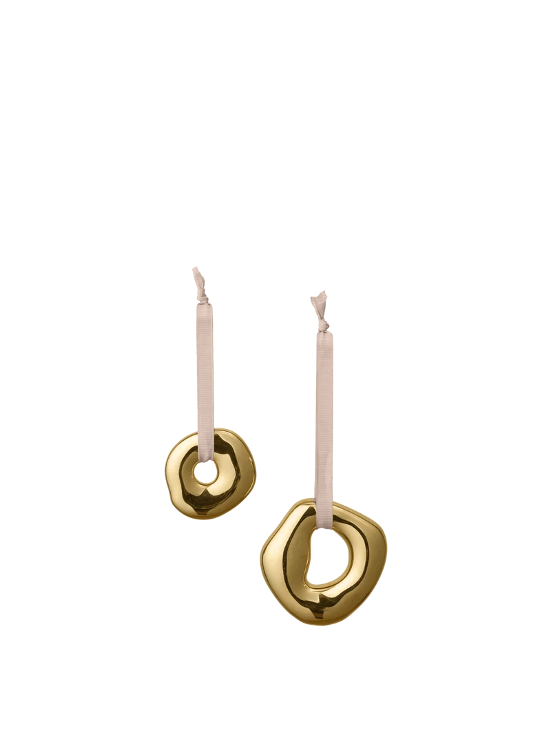 Orrith Ornaments - Set of 2 - Brass Finish