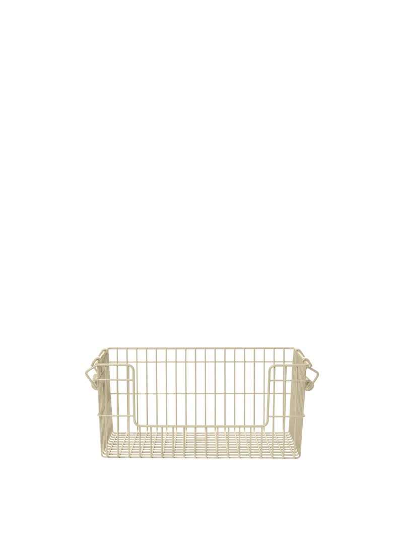 Cala Open Stackable Basket - Set of 2 - Cashmere