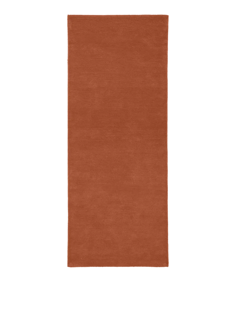 Stille Tufted Runner - Red Brown