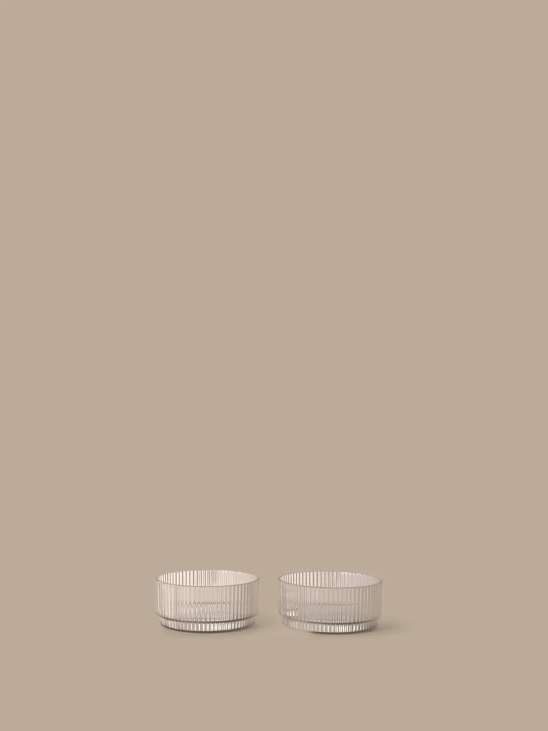 Ripple Kids Bowls - Set of 2 - Clear